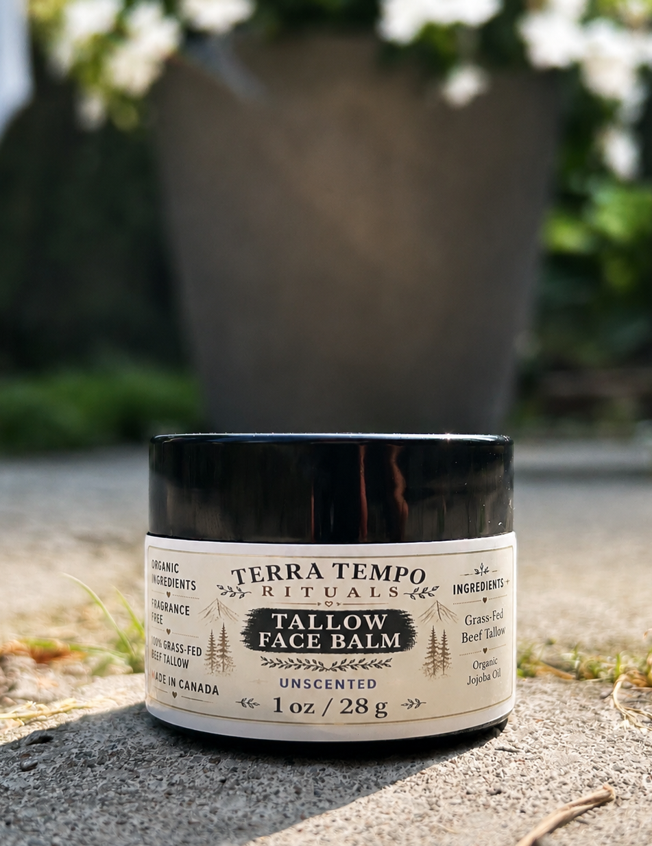Tallow Face Balm — Unscented 1oz